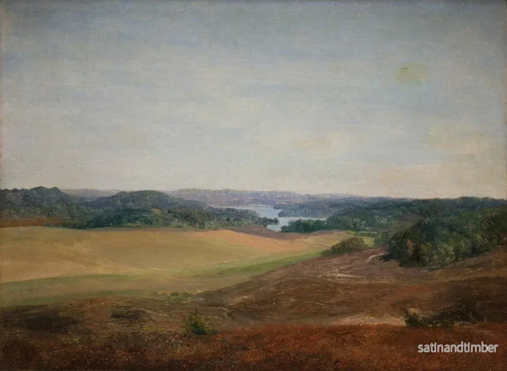 Reproduktion av målningen Landskap nära Silkeborg, Jylland - Dankvart Dreyer - Bild 2