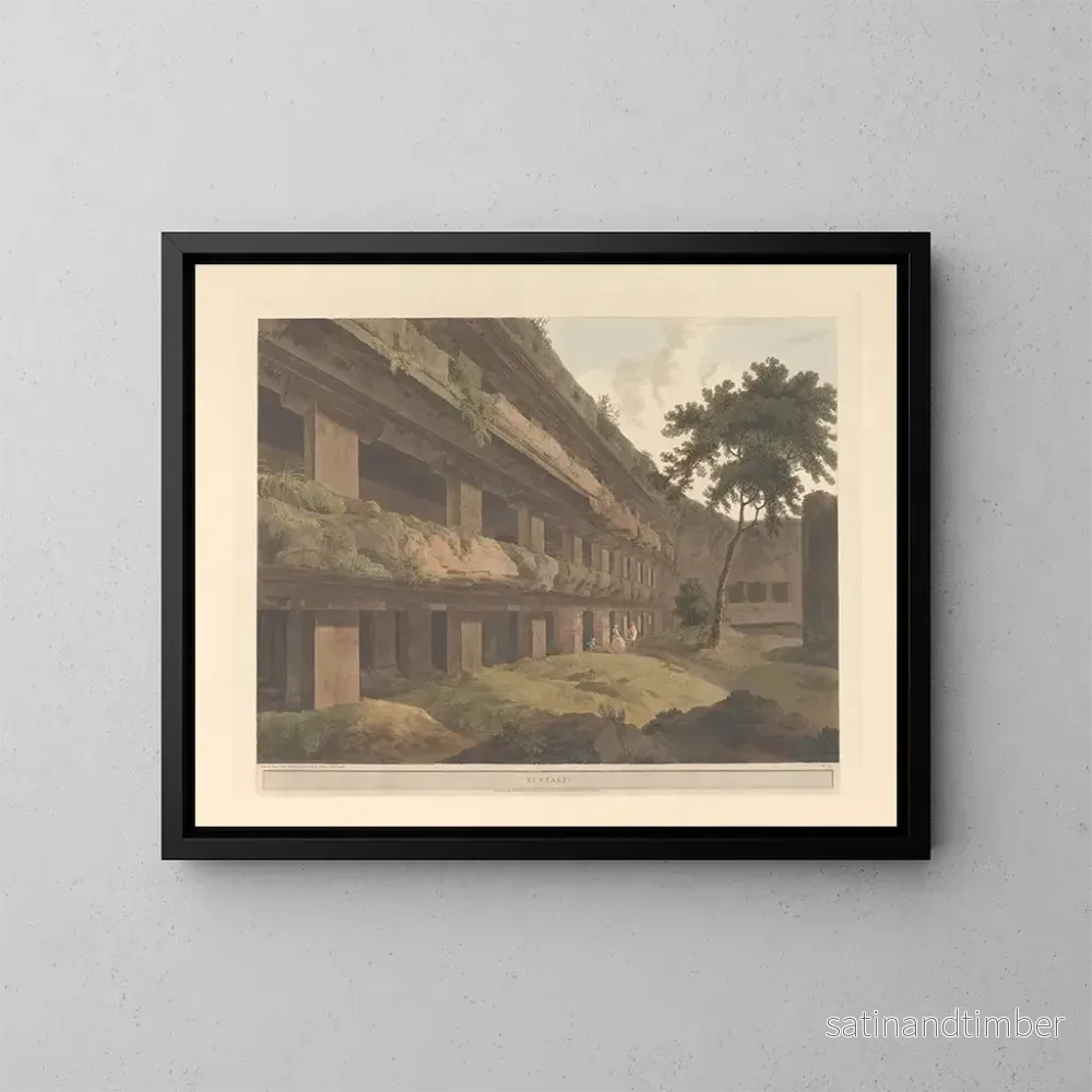 Reproduktion av målningen Scène orientale Pl44 - Thomas Daniell