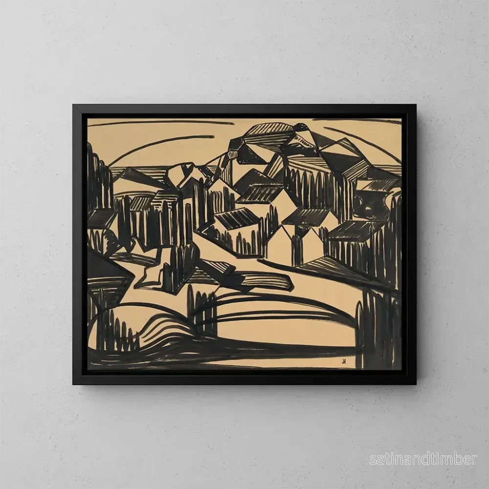 Reproduktion av målningen Skiss 16 - Jacoba van Heemskerck