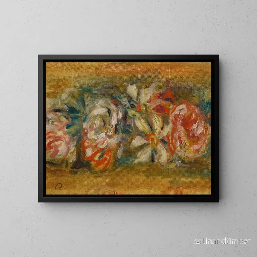 Reproduktion av målningen Jet de fleurs - Pierre-Auguste Renoir