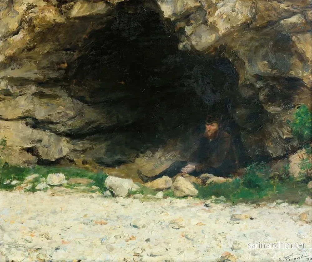 Reproduktion av målningen Le vagabond - Émile Friant - Bild 2