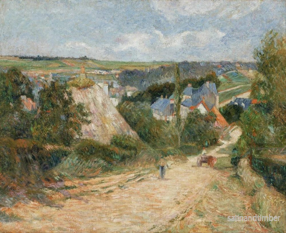 Reproduktion av målningen Entré till Osny-by - Paul Gauguin - Bild 2