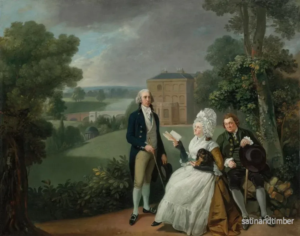 Reproduktion av målningen La famille Sayer de Richmond - Johan Joseph Zoffany - Bild 2