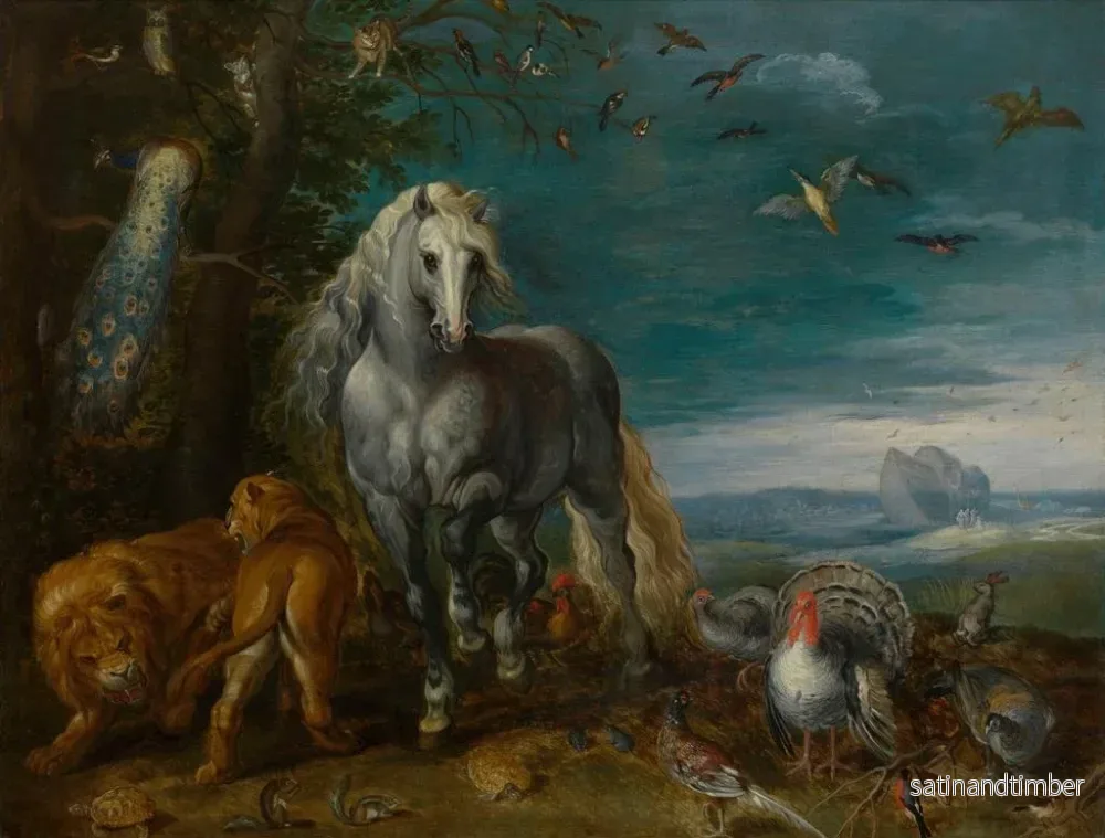 Reproduktion av målningen av Noas Ark - Jan van Kessel den äldre - Bild 2