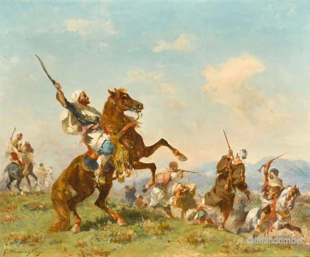 Reproduktion av målningen L'Ambuscade - Georges Washington - Bild 2