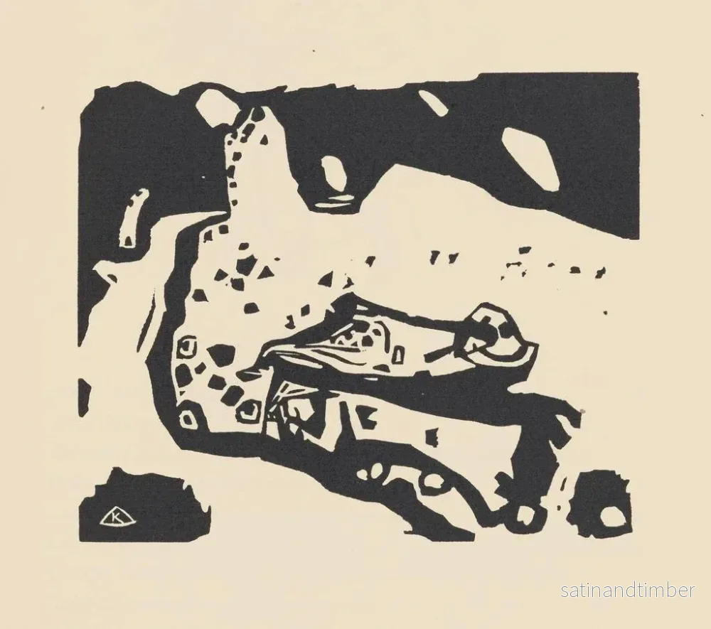 Reproduktion av målningen Klnge Pl14 - Wassily Kandinsky - Bild 2