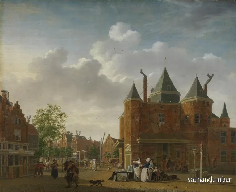 Reproduktion av målningen La waag Saint-Antoine à Amsterdam - Isaac Ouwater - Bild 2