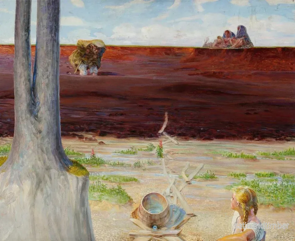 Reproduktion av målningen Min liv, del av triptyken - Jacek Malczewski - Bild 2