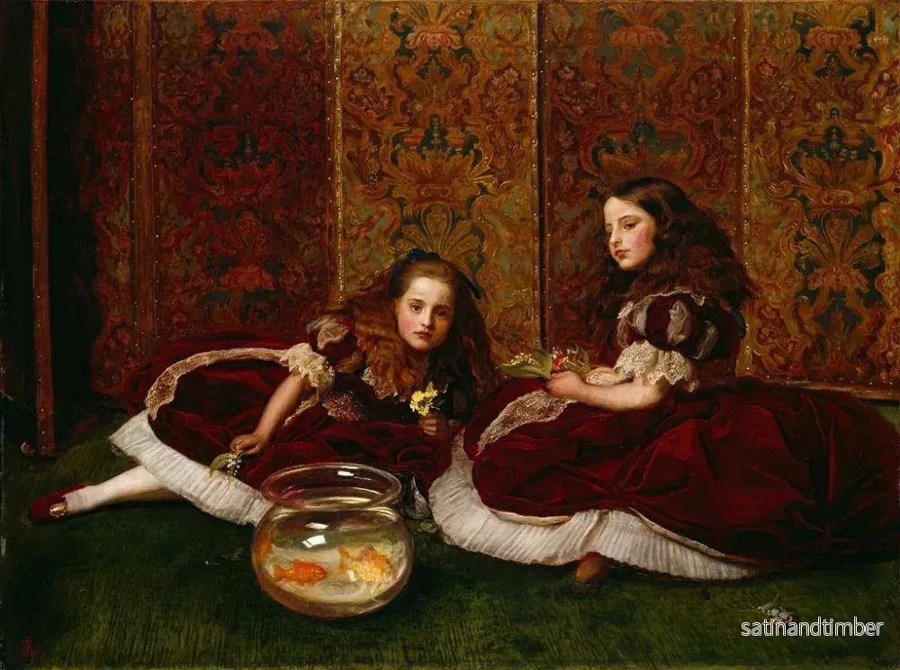 Reproduktion av målningen Fritidsaktiviteter - Sir John Everett Millais - Bild 2