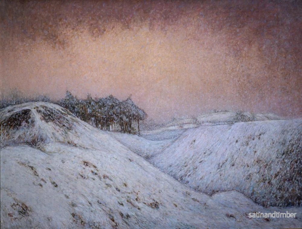 Reproduktion av målningen Snöfall - Karl Nordström - Bild 2