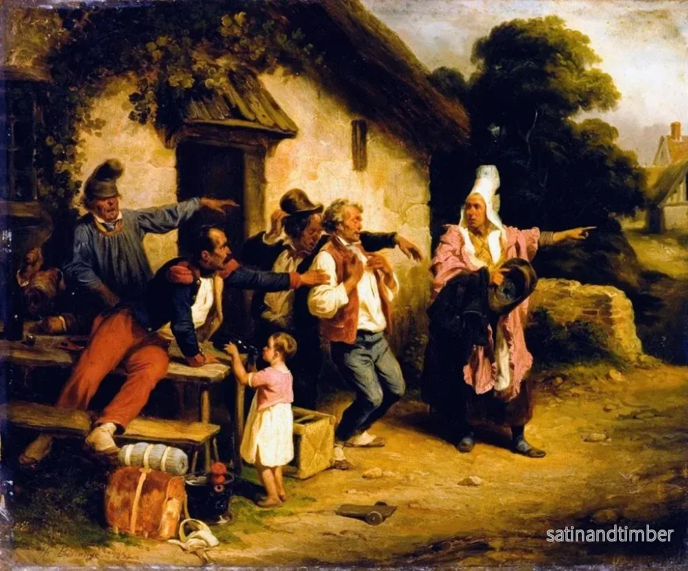 Reproduktion av målningen L'ivrogne - Hippolyte Bellangé - Bild 2