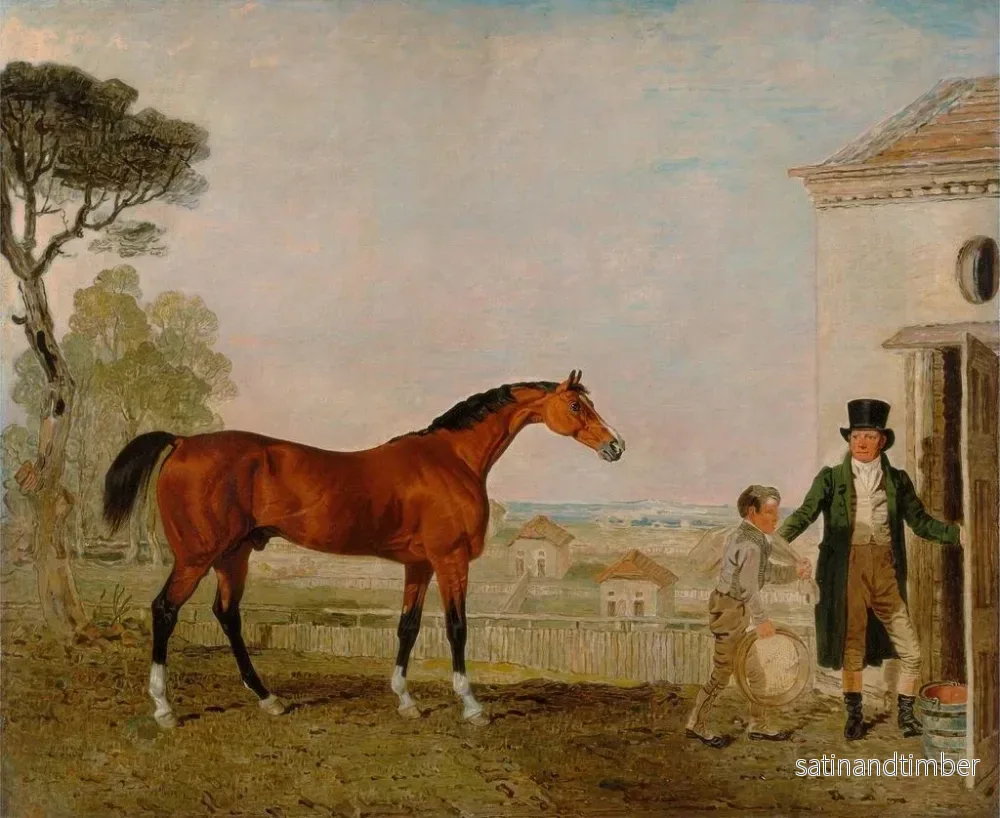 Reproduktion av målningen Sultan vid hästgården d'Exeter, Burghley House - Lambert Marshall - Bild 2