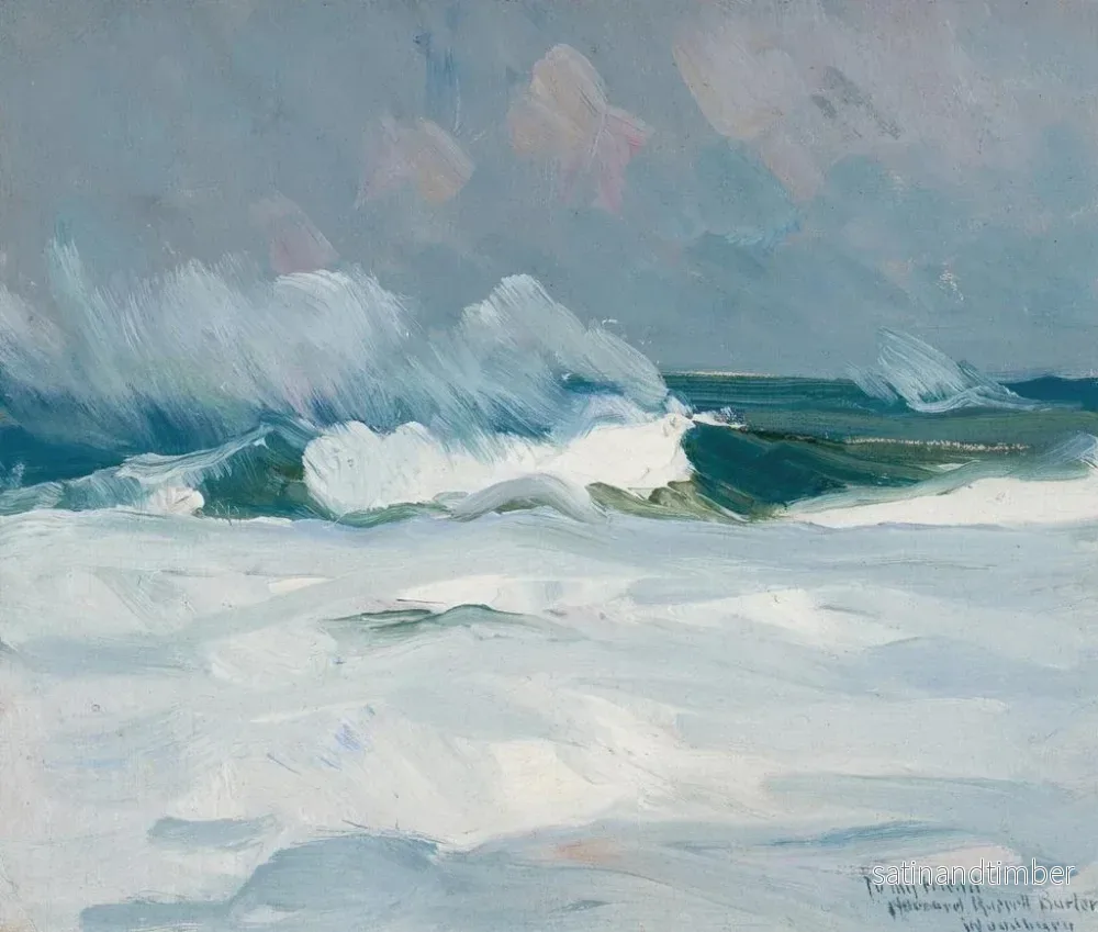 Reproduktion av målningen La Mer - Charles Herbert Woodbury - Bild 2