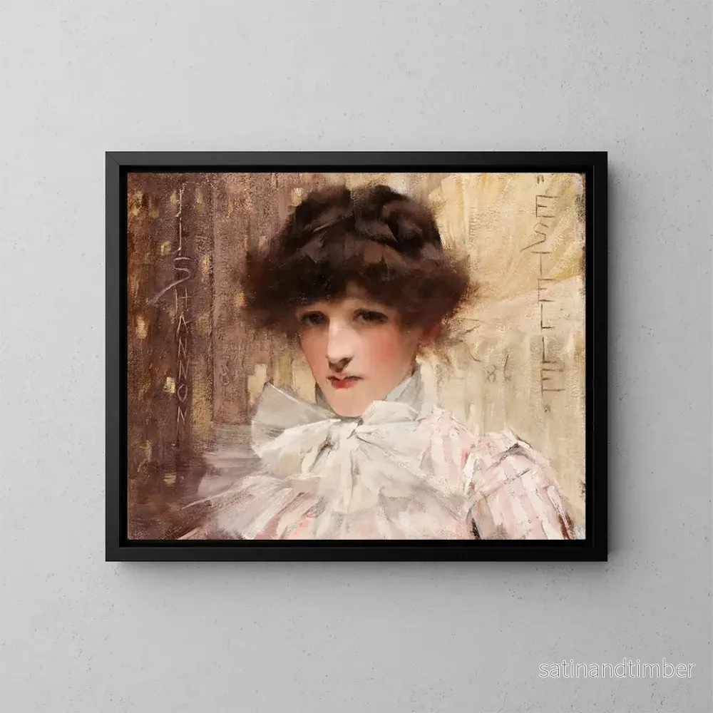 Reproduktion av målningen Estelle - James Jebusa Shannon