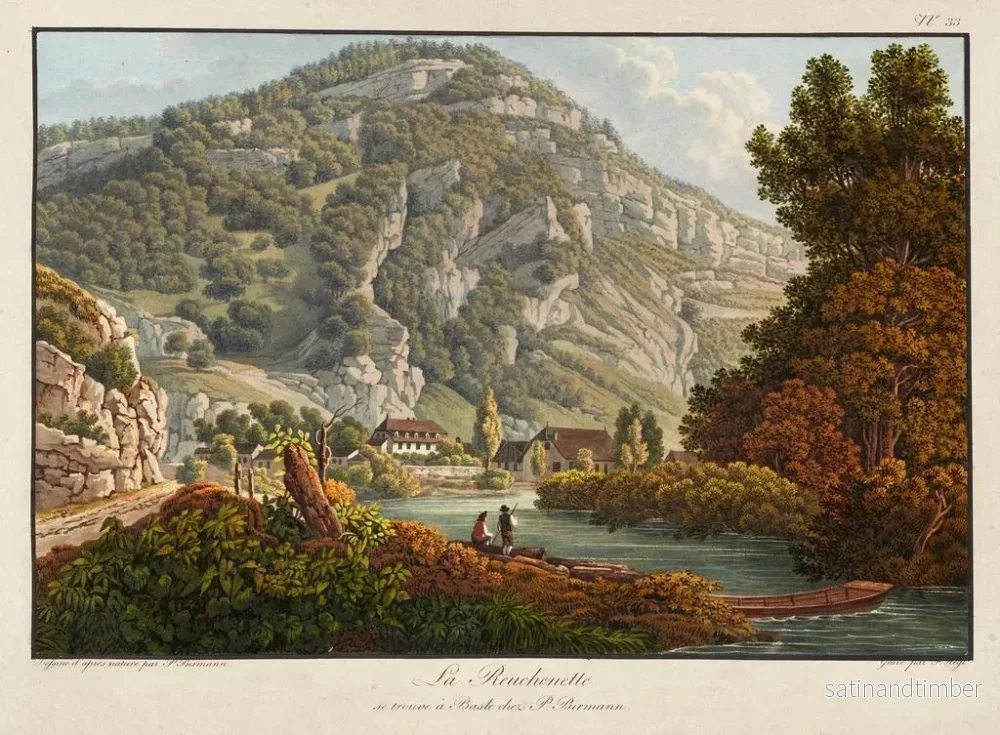 Reproduktion av målningen La Reuchenette - Peter Birmann - Bild 2