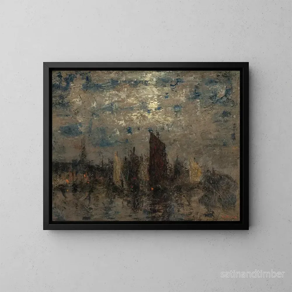 Reproduktion av målningen Nocturne - Henry Golden Dearth