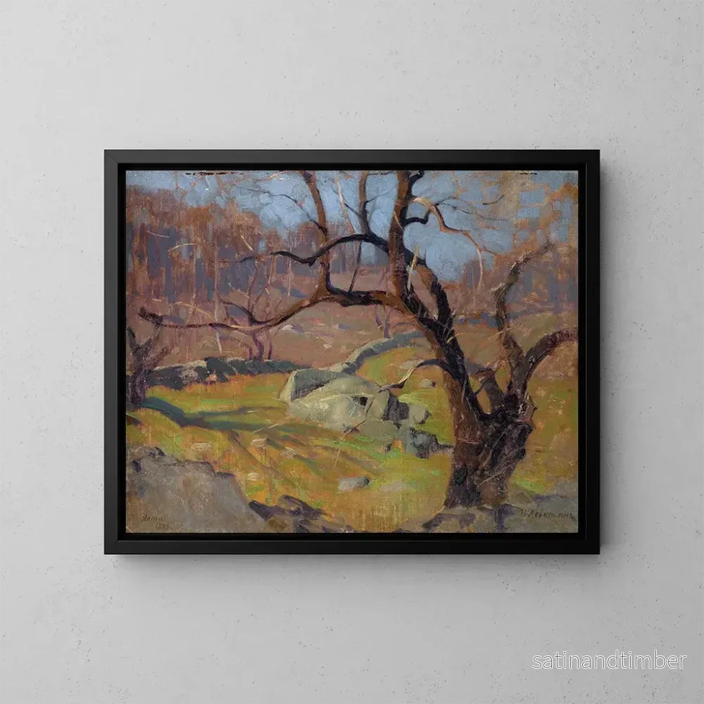 Reproduktion av målningen Vue près de Yalta - Isaac Levitan