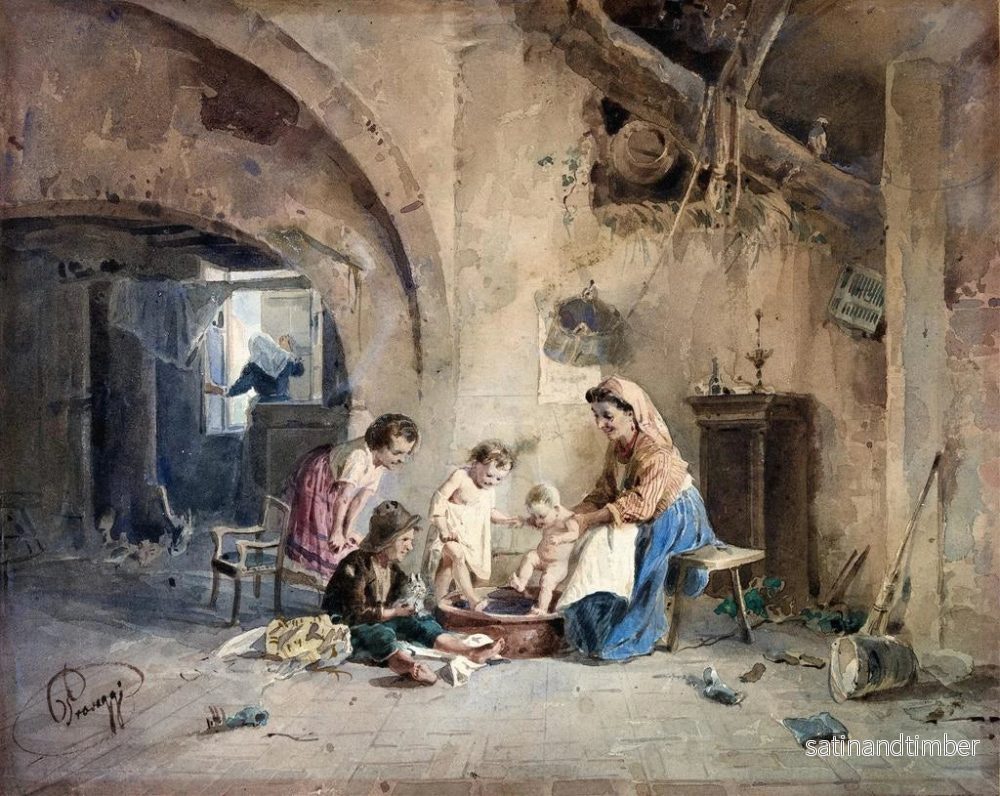 Reproduktion av målningen Le Bain - Le Caravage - Bild 2