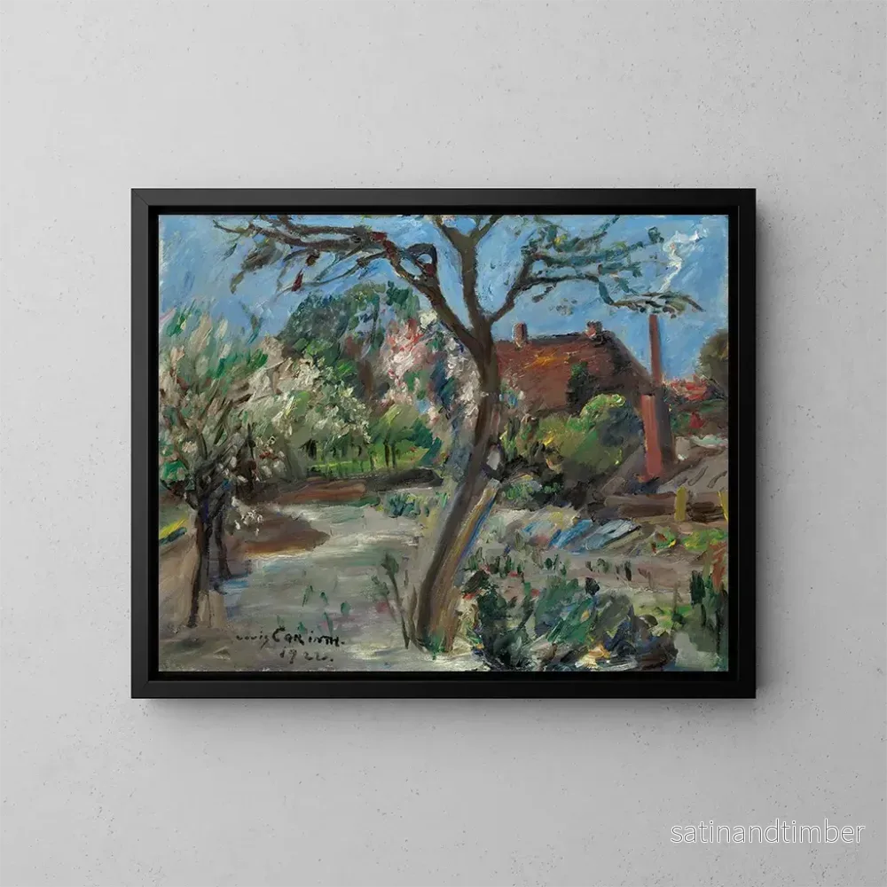 Reproduktion av målningen Landskap i början av våren – Lovis Corinth
