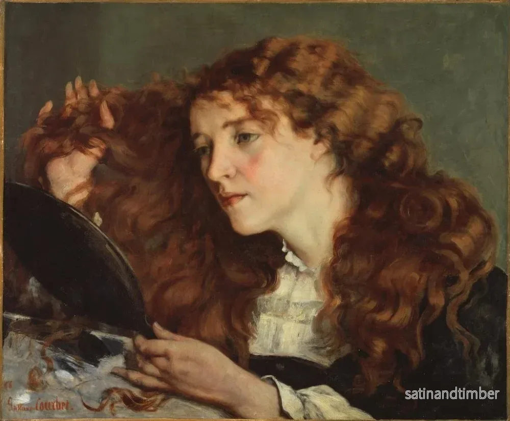 Reproduktion av målningen Jo, den vackra irländska flickan - Gustave Courbet - Bild 2