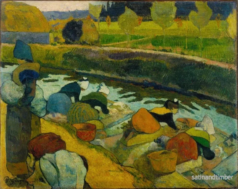 Reproduktion av målningen Les laveuses - Paul Gauguin - Bild 2