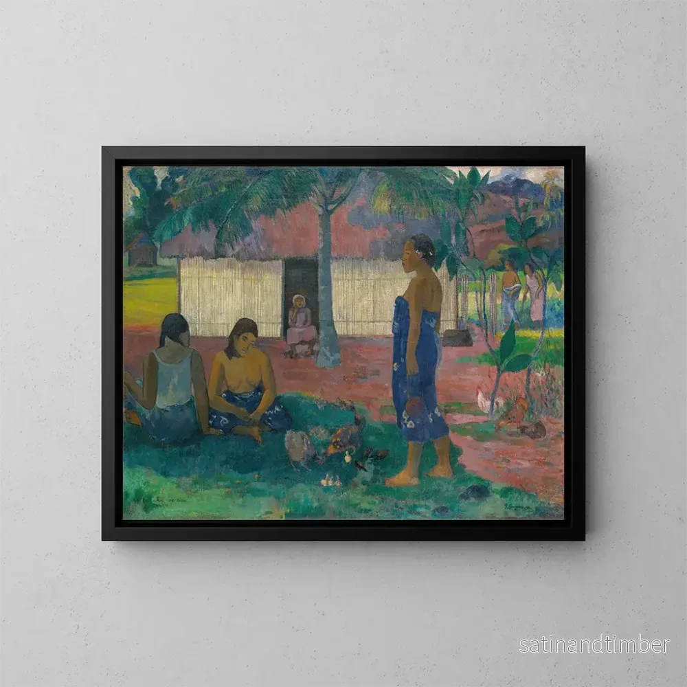 Reproduktion av målningen Varför är du arg? - Paul Gauguin