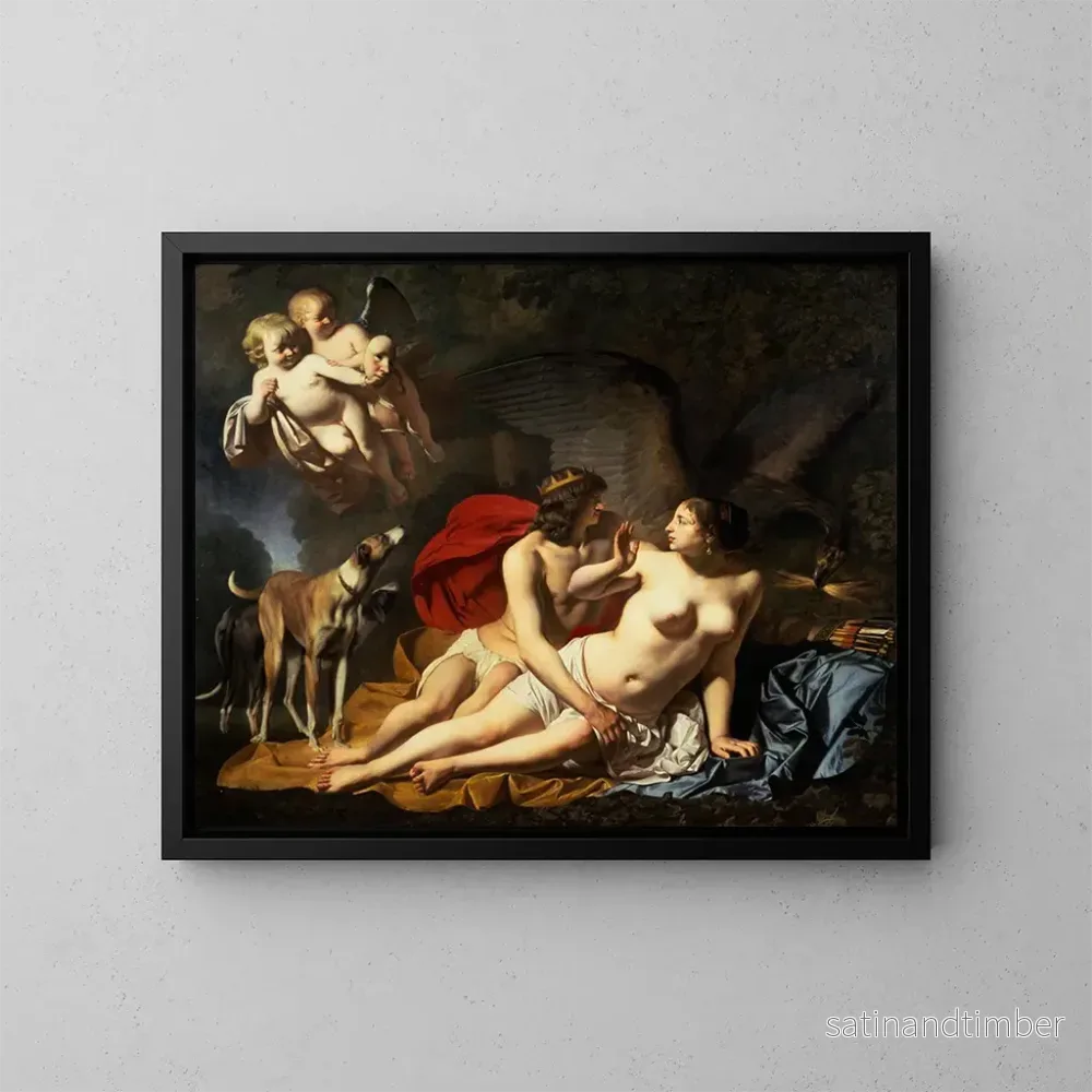 Reproduktion av målningen Jupiter och Callisto – Caesar van Everdingen Reproduktion av målningen Jupiter och Callisto – Caesar van Everdingen