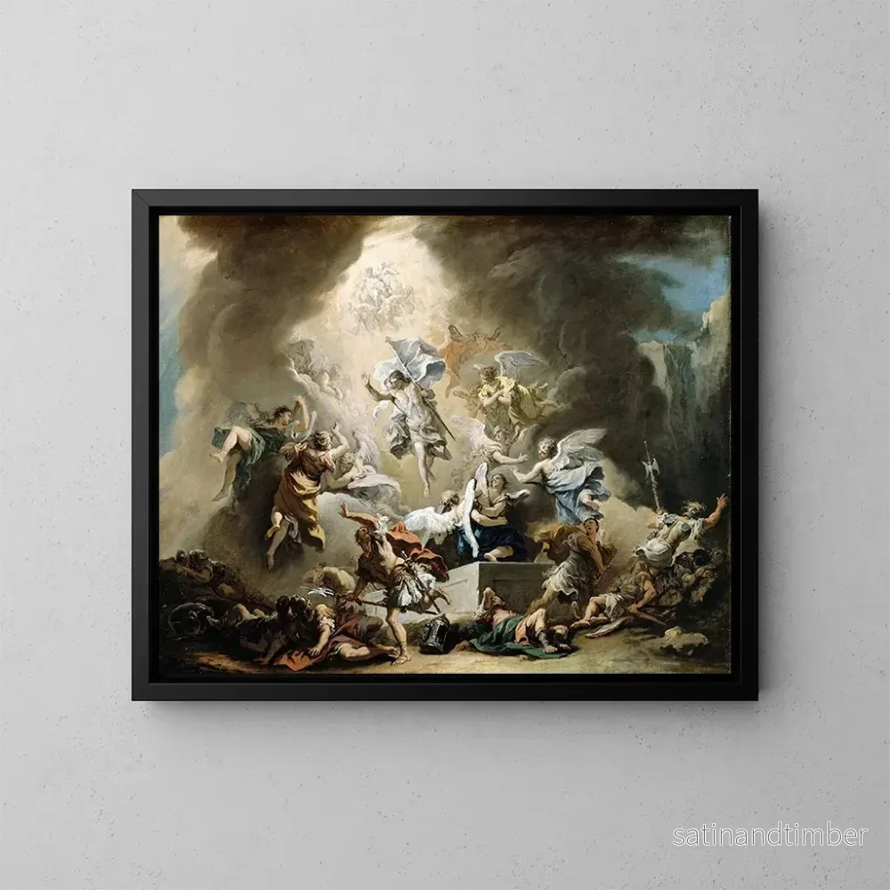 Reproduktion av målningen La Résurrection - Sebastiano Ricci