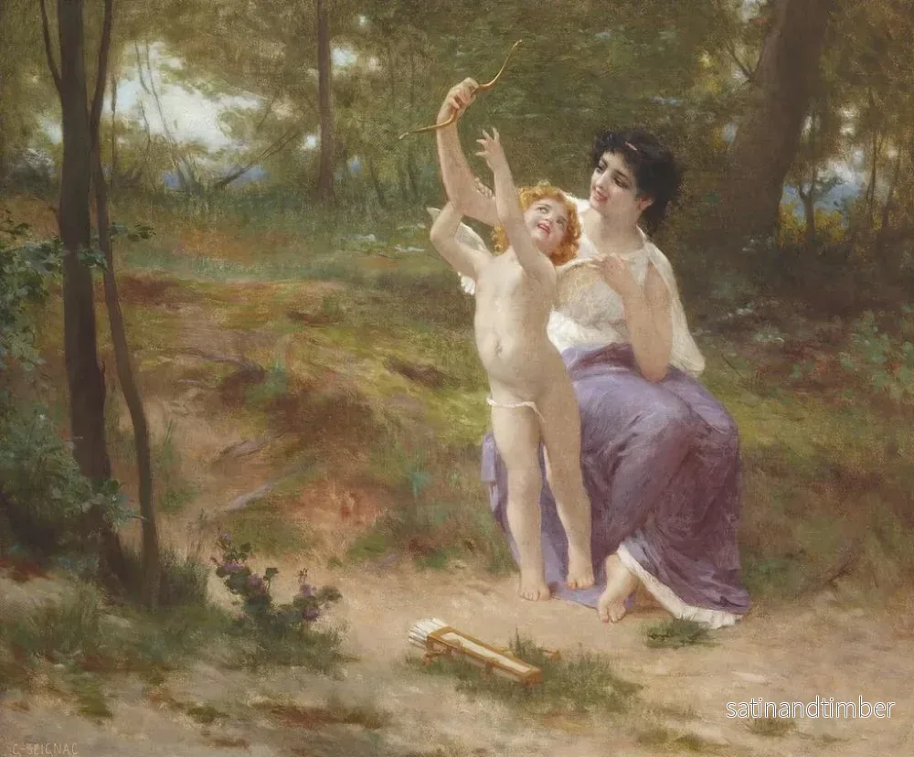 Reproduktion av målningen L'amour désarmé - Guillaume Seignac - Bild 2