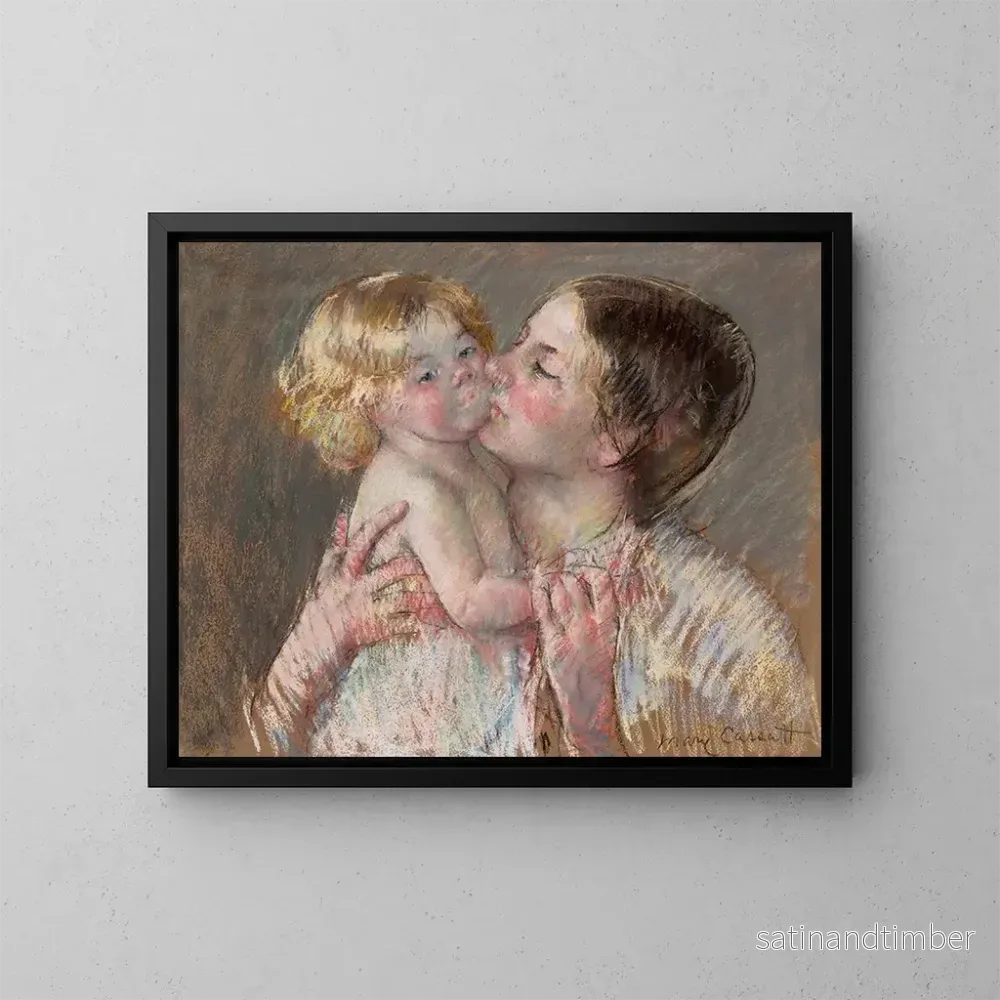 Reproduktion av målningen Ett kyss för bebis Ann nr 3 – Mary Cassatt Reproduktion av målningen Ett kyss för bebis Ann nr 3 – Mary Cassatt