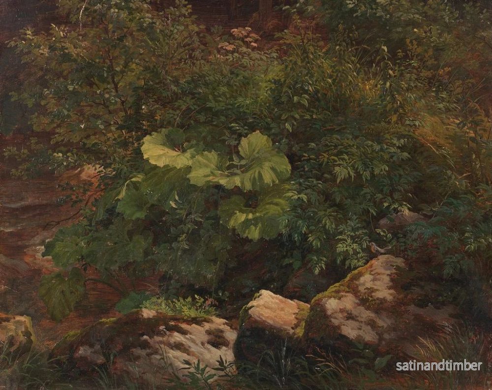 Reproduktion av målningen Studie av växter - Gustav Friedrich Papperitz - Bild 2