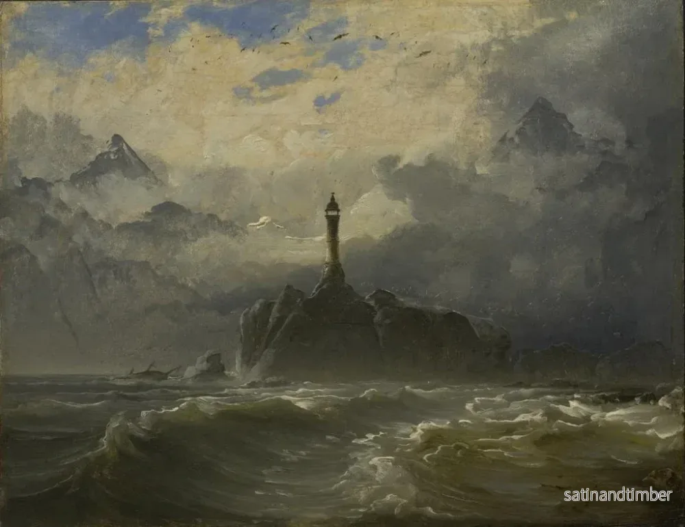 Reproduktion av målningen Marine Målning - Peder Balke - Bild 2