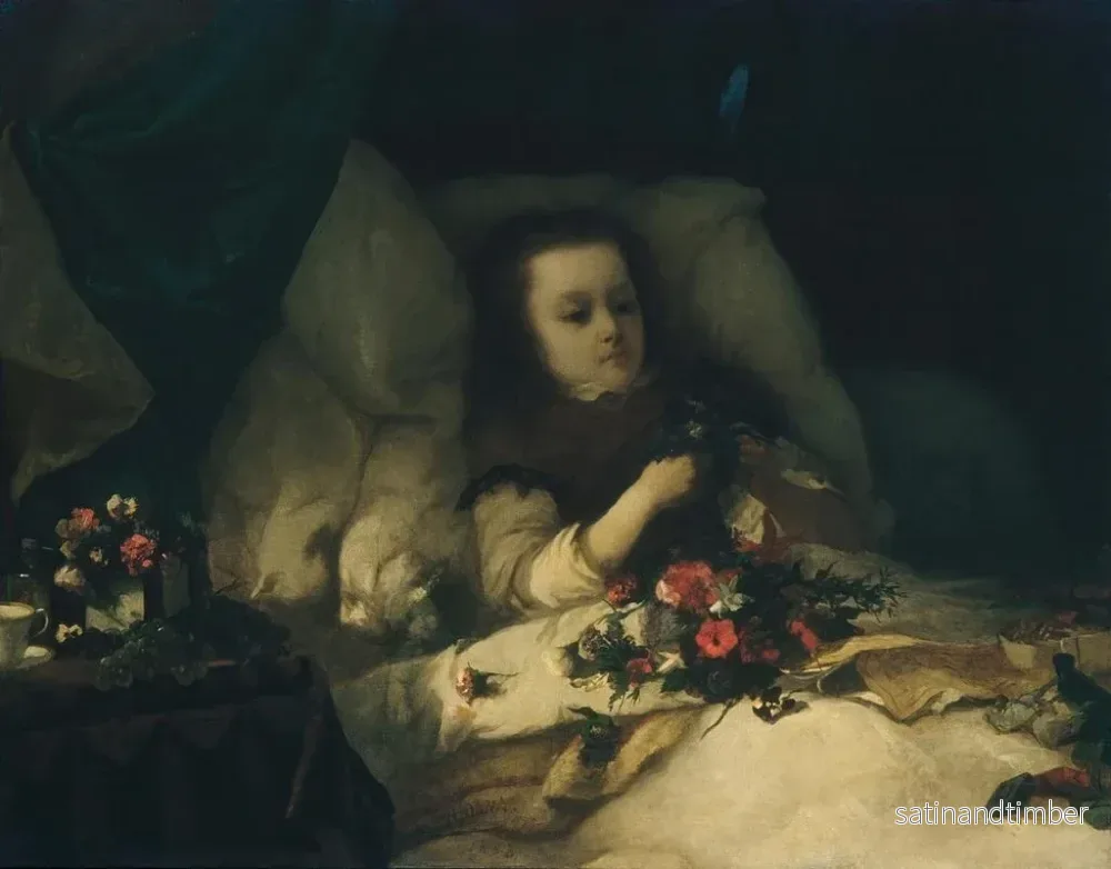 Reproduktion av målningen Le repos du cœur - William P. W. Dana - Bild 2