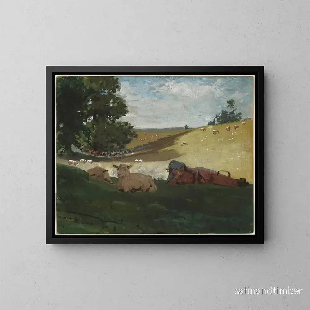 Reproduktion av målningen Eftermiddagssol - Winslow Homer