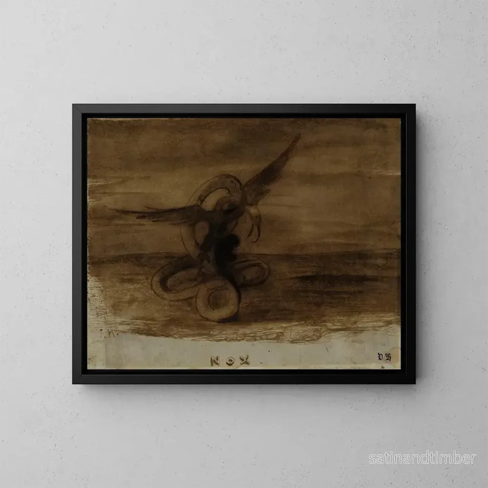 Reproduktion av målningen Natt - Victor Hugo