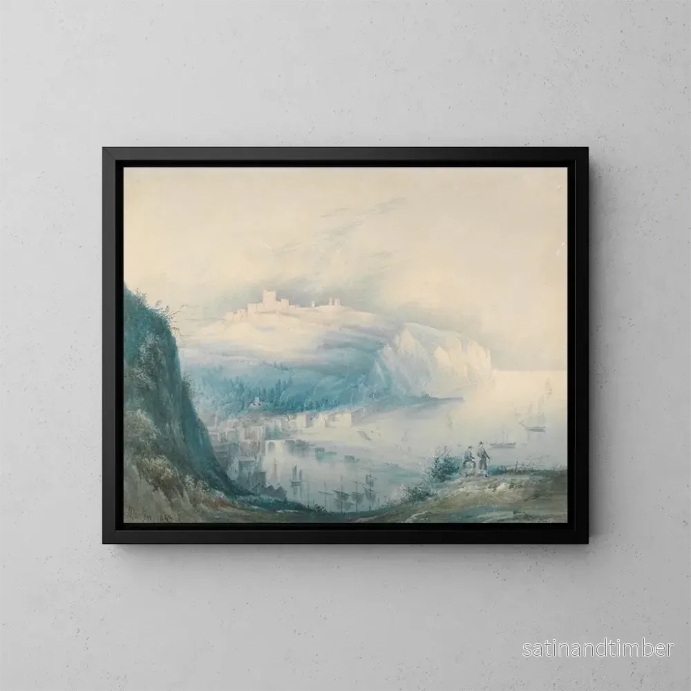 Reproduktion av målningen Douvres - John Martin