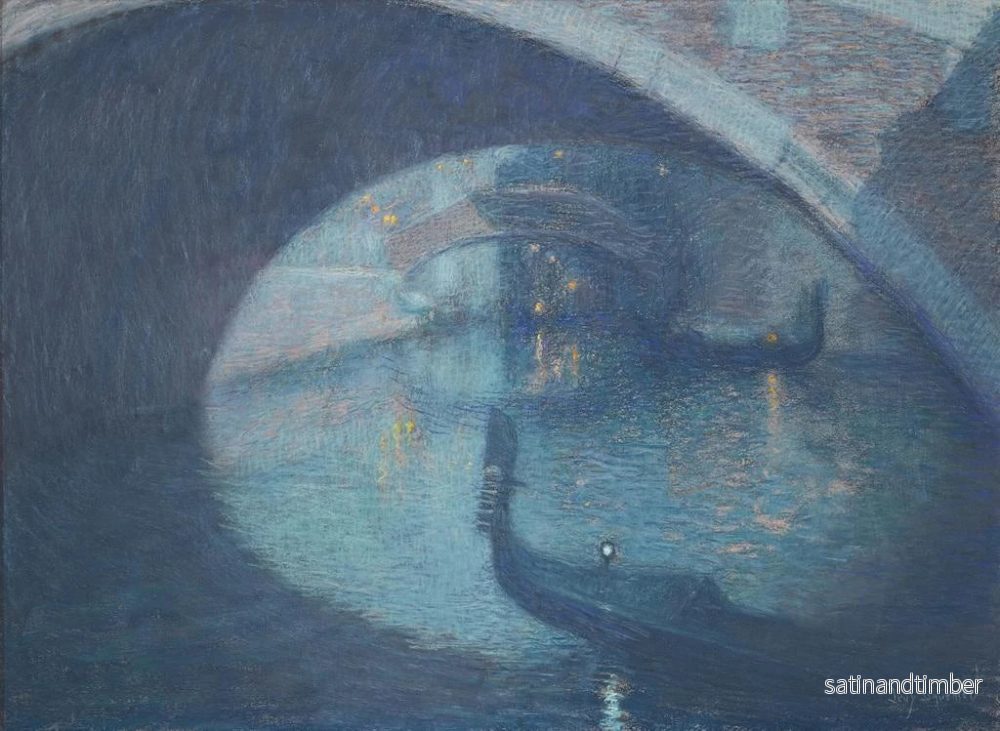 Reproduktion av målningen Venise - Lucien Lévy-Dhurmer - Bild 2