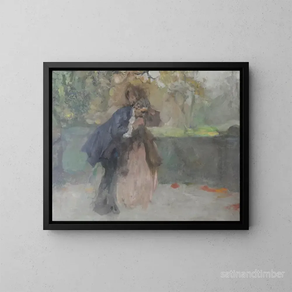 Reproduktion av målningen Le baiser de la main - Brynolf Wennerberg