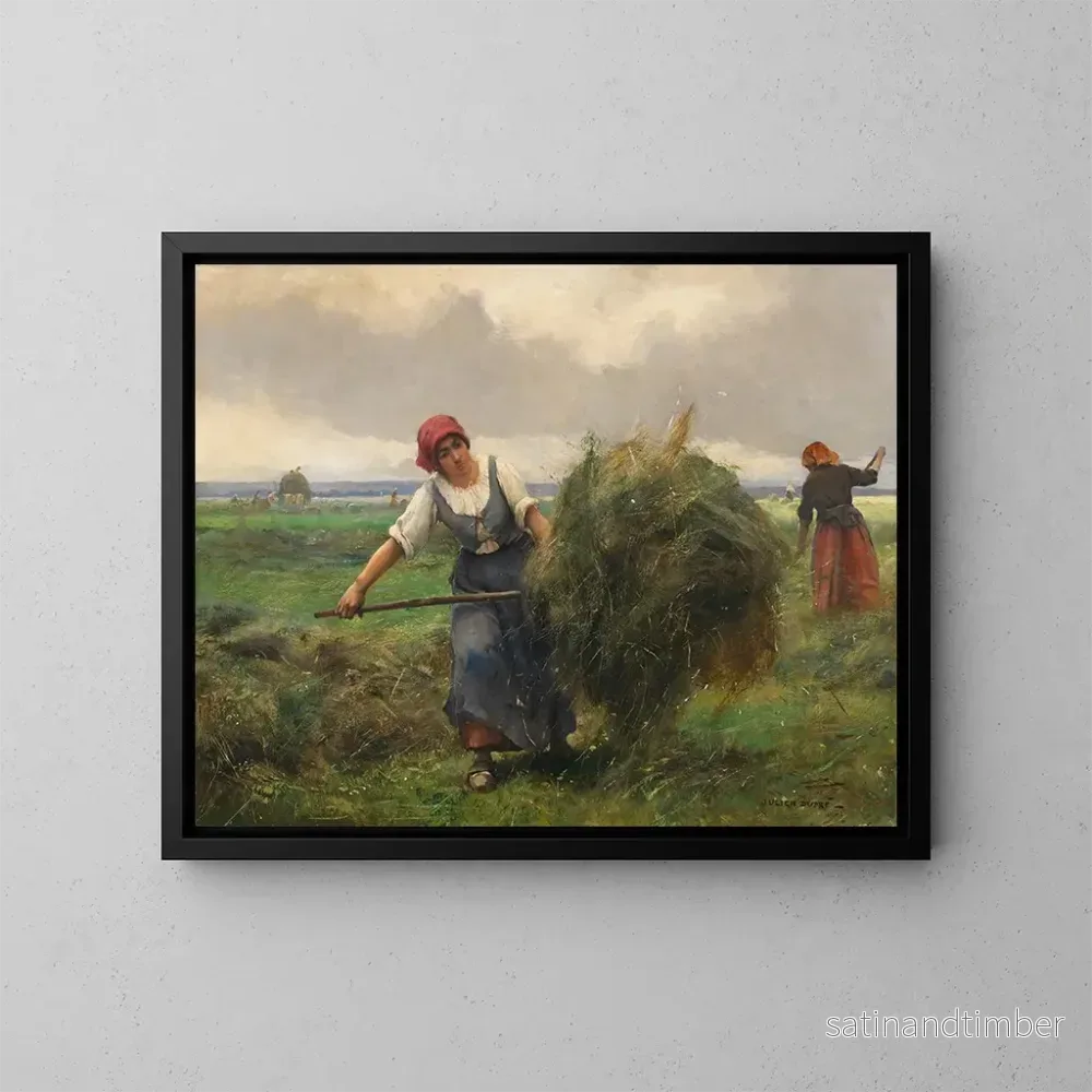 Reproduktion av målningen La Fenaison - Julien Dupré