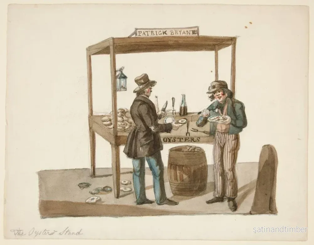 Reproduktion av målningen Le stand d'huîtres - Nicolino Calyo - Bild 2