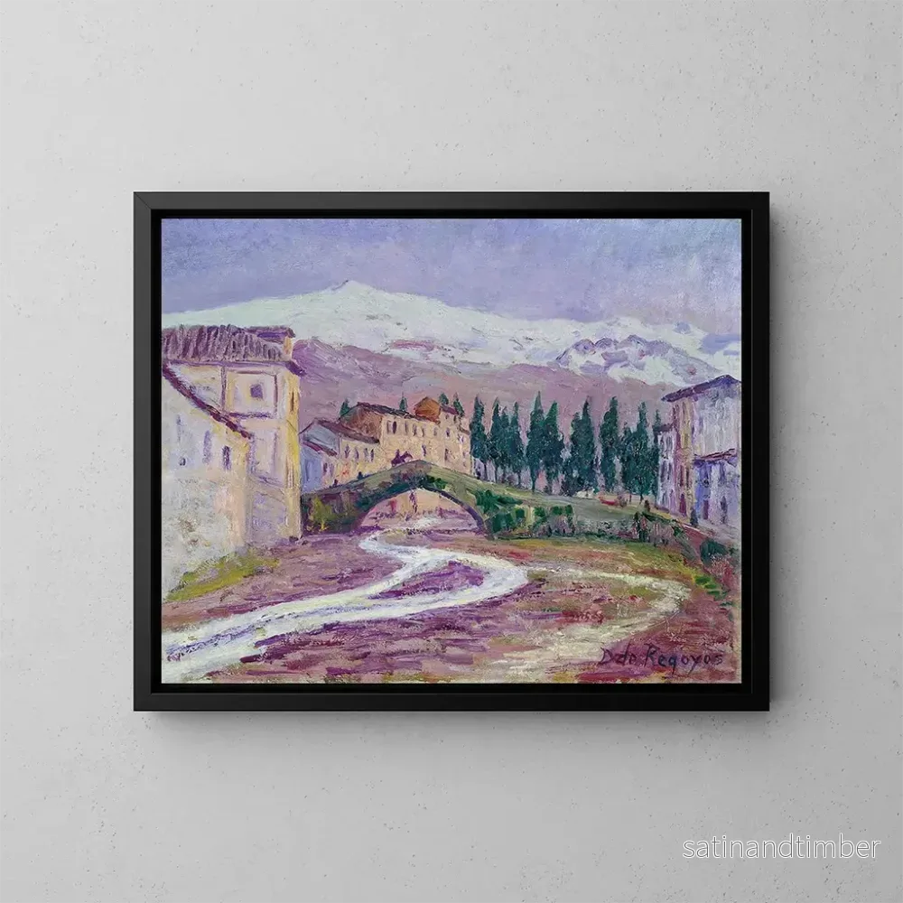 Reproduktion av målningen Sierra Nevada – Darío de Regoyos Reproduktion av målningen Sierra Nevada – Darío de Regoyos