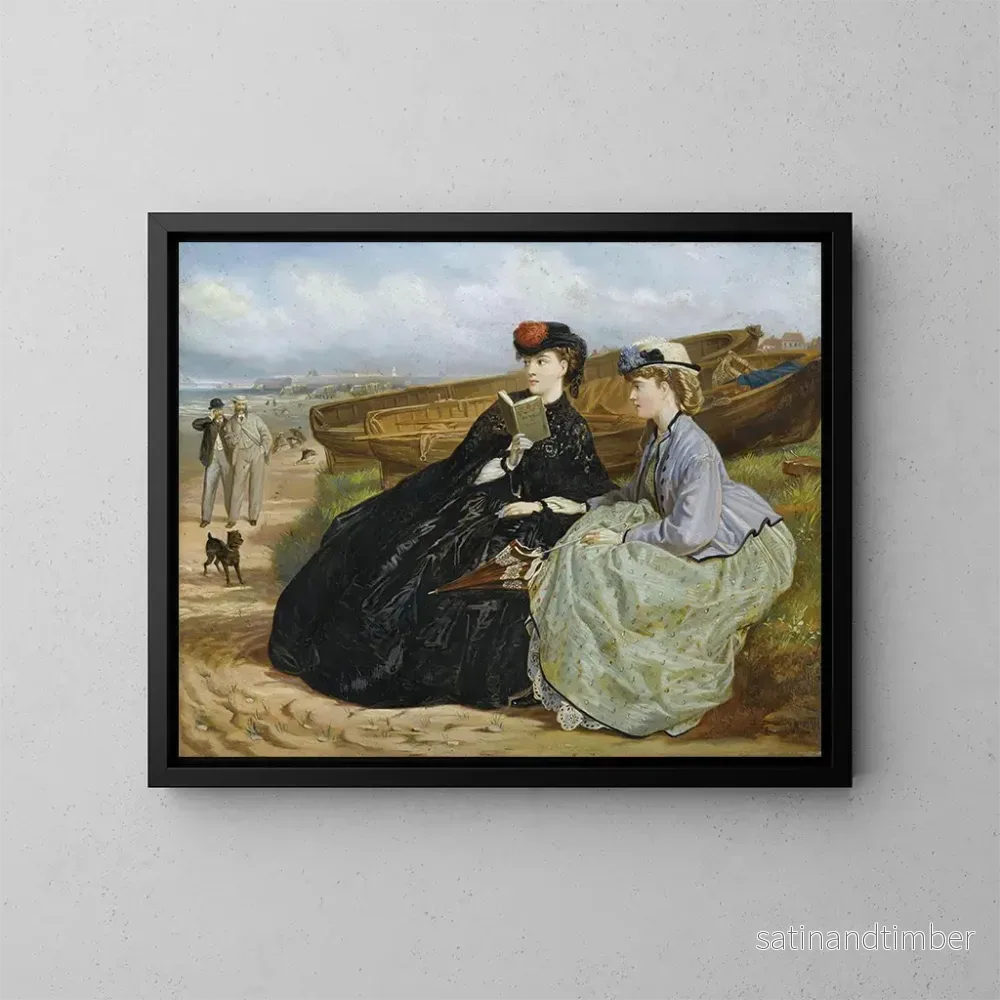 Reproduktion av målningen En romantik vid havet – Charles Wynne Nicholls Reproduktion av målningen En romantik vid havet – Charles Wynne Nicholls