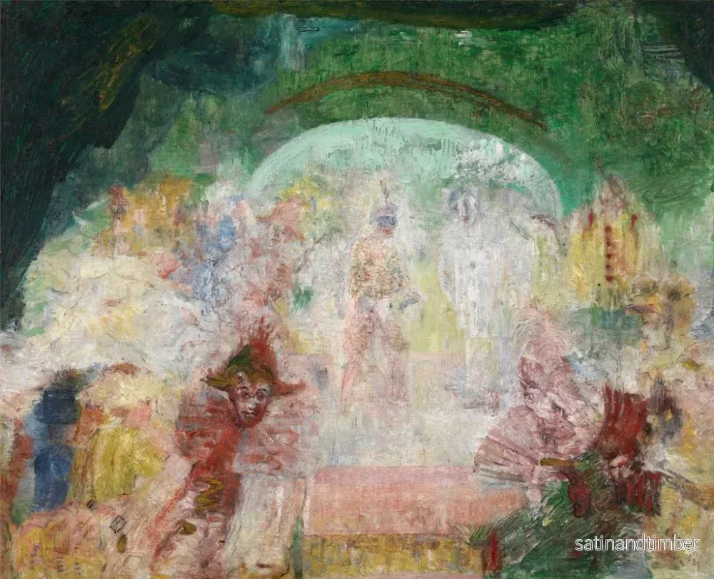Reproduktion av målningen Mascarade - James Ensor - Bild 2