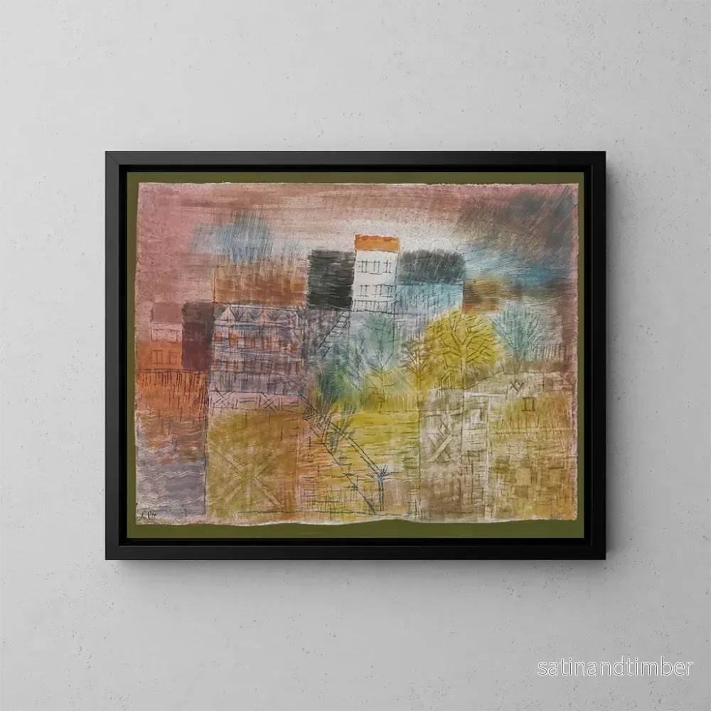 Reproduktion av målningen Avant-printemps - Paul Klee