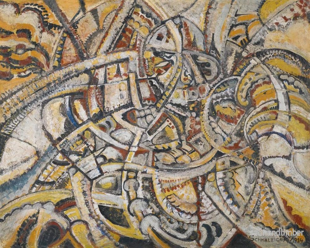 Reproduktion av målningen Composition futuriste - Jules Schmalzigaug - Bild 2