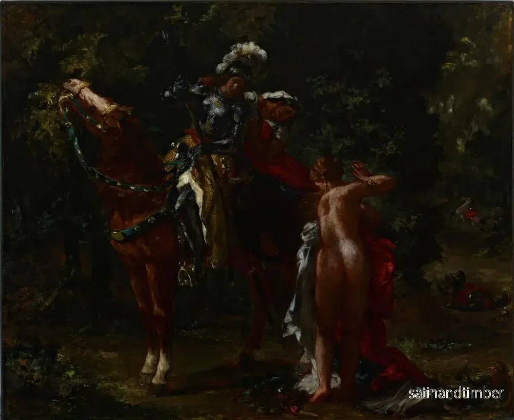 Reproduktion av målningen Marphise - Eugène Delacroix - Bild 2