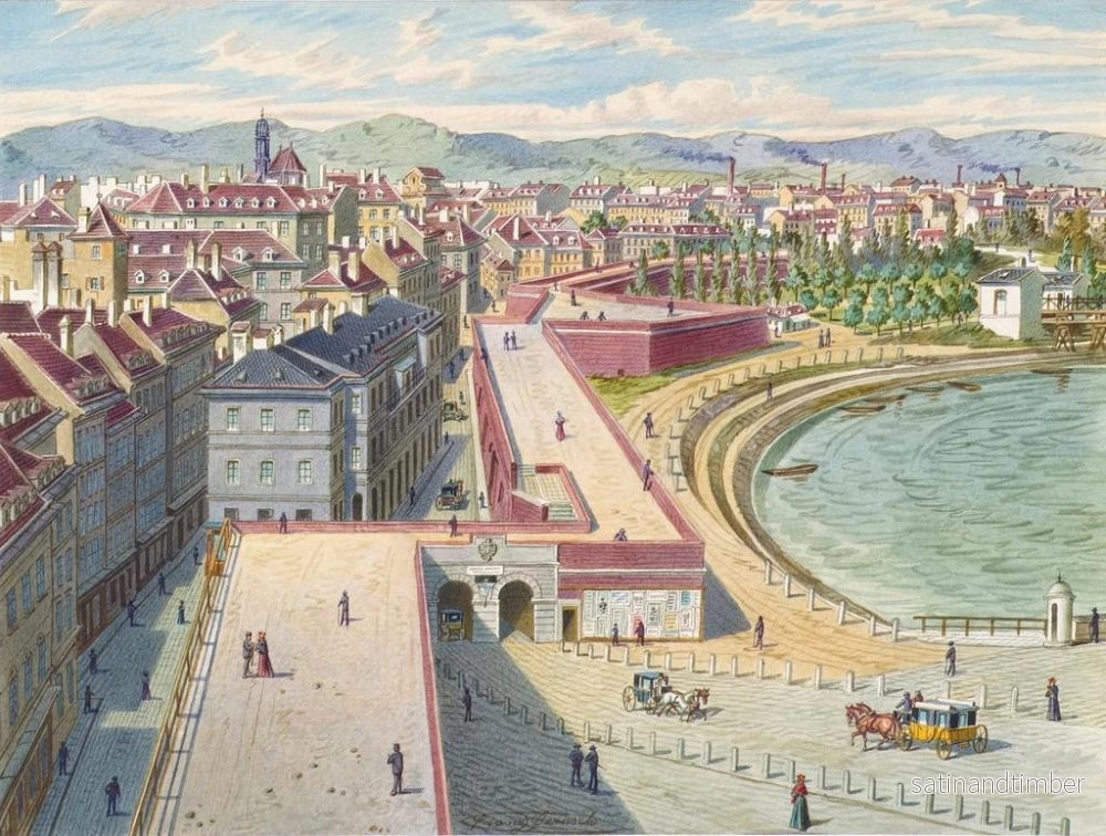 Reproduktion av målningen La porte de Rotenturm à Vienne - Franz Gerasch - Bild 2