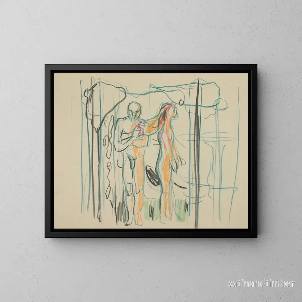 Reproduktion av målningen Oskapat målning 21 - Edvard Munch