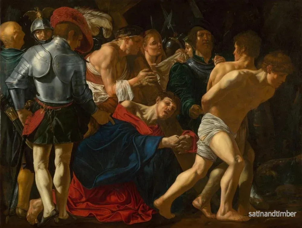 Reproduktion av målningen Le Christ portant la croix - Cecco del Caravaggio - Bild 2