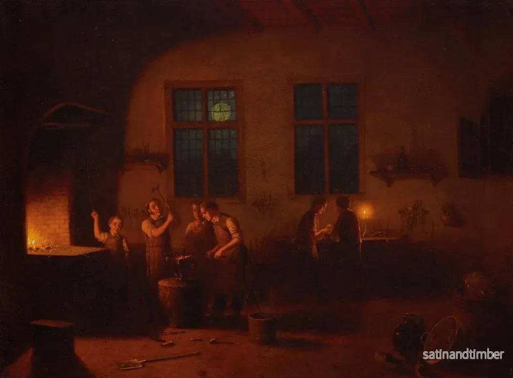 Reproduktion av målningen Forge - Johann Mongels Culverhouse - Bild 2